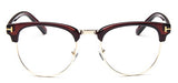 2019 Half Metal Women Glasses Frame Men Eyeglasses Frame Vintage SquareClear Glasses Optical Spectacle Frame spectacles