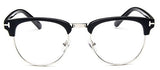 2019 Half Metal Women Glasses Frame Men Eyeglasses Frame Vintage SquareClear Glasses Optical Spectacle Frame spectacles