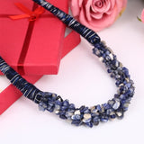 2019 NEW fashion necklace collar Flower Necklaces & Pendants trendy choker chunky metal chain statement simulated pearl necklace