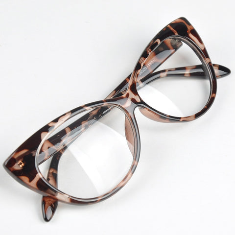 2019 New Cute Lovely Cat Eye Glasses Frame Women Fashion Glasses Female Eyewear Accessories oculos de sol feminino #H1018