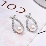 2019 New Fashion Female Elegant Cute Pearl Stud Earrings for Women Korea Earrings For Women Gift Jewelry Accessories hot sale
