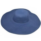 2019 Summer Fashion Floppy Straw Hats Casual Vacation Travel Wide Brimmed Sun Hats Foldable Beach Hats For Women With Big Heads