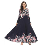 2019 Womens Muslim Loose Solid Color Robe Clothing Abaya Islamic Arab Kaftan islamic clothing caftan marocain abaya turkey