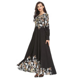 2019 Womens Muslim Loose Solid Color Robe Clothing Abaya Islamic Arab Kaftan islamic clothing caftan marocain abaya turkey