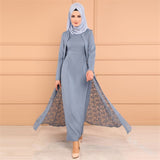 2019 new elegent fashion style muslim women beauty plus size long abaya S-5XL