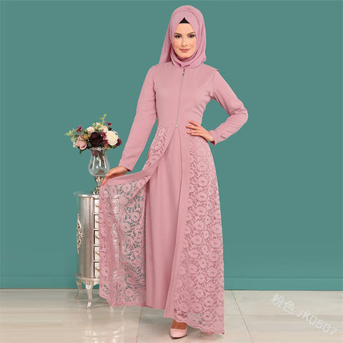 2019 new elegent fashion style muslim women beauty plus size long abaya S-5XL