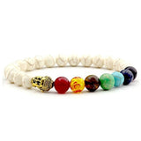 2020 Newst 7 Chakra Bracelet Men Black Lava Healing Balance Beads Reiki Buddha Prayer Natural Stone Yoga Bracelet For Women