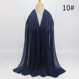 90*180 muslim jersey hijab scarf for women femme musulman hijabs Islamic shawls soild color Modal headscarf for women