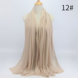 90*180 muslim jersey hijab scarf for women femme musulman hijabs Islamic shawls soild color Modal headscarf for women