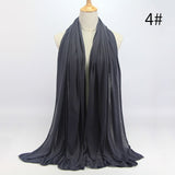 90*180 muslim jersey hijab scarf for women femme musulman hijabs Islamic shawls soild color Modal headscarf for women