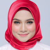 90*90 Fashion muslim scarf women Malaysia Muslim headscarf in solid colour muslim head scarf  Plain Hijabs Inner Hijabs