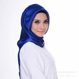 90*90 Fashion muslim scarf women Malaysia Muslim headscarf in solid colour muslim head scarf  Plain Hijabs Inner Hijabs