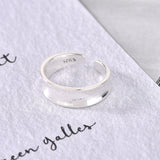 925 Sterling Silver Elegant Rings For Women Adjustable Finger Ring  Anillos Birthday Gift jz099