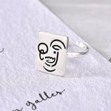 925 Sterling Silver Elegant Rings For Women Adjustable Finger Ring  Anillos Birthday Gift jz099