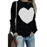 Autumn Winter Women Sweaters Pullovers Long Sleeve Sweater Slim Heart Knitted Jumpers Sueter Mujer