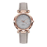 Casual Women Romantic Starry Sky Wrist Watch Leather Rhinestone Designer Ladies Clock Simple Dress Gfit Montre Femme