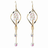 Classic Rhinestone  Geometric Women Dangle Earrings Long Asymmetrical Earrings Earrings For Women Drops Earrings