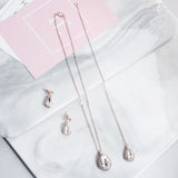 Cpop Luxury Zircon Pearl Water Drop Pendant Necklace Wedding Bridal Jewelry Long Body Chain Open Low Back Dress Accessories Gift