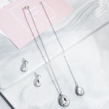 Cpop Luxury Zircon Pearl Water Drop Pendant Necklace Wedding Bridal Jewelry Long Body Chain Open Low Back Dress Accessories Gift