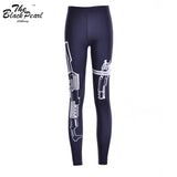 Digital Printing gun Hot Women New Pants Womens Trousers Fashion Cotton Blend Pant Capris Black sporstwear Fitness Drop ship