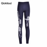 Digital Printing gun Hot Women New Pants Womens Trousers Fashion Cotton Blend Pant Capris Black sporstwear Fitness Drop ship