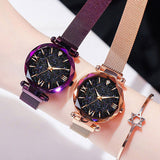 Dropshipping Luxury Women Watches Magnetic Starry Sky Female Clock Quartz Wristwatch Fashion Ladies Wrist Watch Relogio Feminino