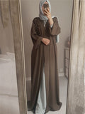 Fashion Abaya saudi arabia abaya for women muslim dresses with belt hijab dress robe musulmane longue baju muslim wanita