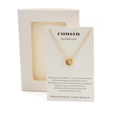 Fashion Gold Alloy Circles Charms Wish Card Necklaces Gold Silver Links Chains For Women Jewelry Gift With Wish Card