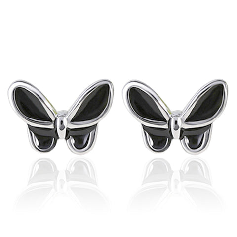 Fashion Hot Sale Butterfly Design 925 Sterling Silver Stud Earrings for Women Girls Jewelry Birthday Gift Wholesale