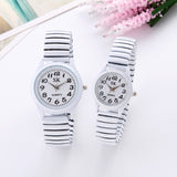 Fashion Watch For Women Luxury Ladies Wrist Watches Quartz Clock Male Watches For Couples Elastic Band Watch Daily Wear Gifts