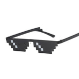 Glasses 8 Bit MLG Pixelated Sunglasses Women Brand Thug Life Party Eyeglasses Ladies Vintage Female Eyewear