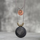 Handmade Unicorn Necklace Neck Chain Zinc Alloy Coin Necklace Fashion Jewelry For Women Accessories Statement Necklace 6*8cm