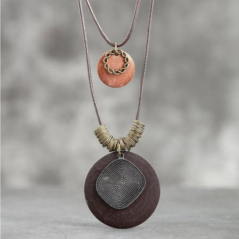 Handmade Unicorn Necklace Neck Chain Zinc Alloy Coin Necklace Fashion Jewelry For Women Accessories Statement Necklace 6*8cm