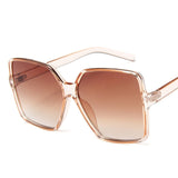 Higody Fashion Women Oversize Sunglasses Gradient Plastic Brand Designer Female Sun Glasses Uv400