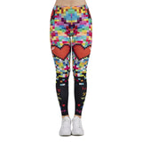 Hot Sales Women Legging Gradient Printing Leggins Slim High Elasticity Legins Fitness Leggings Female Pants