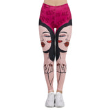 Hot Sales Women Legging Gradient Printing Leggins Slim High Elasticity Legins Fitness Leggings Female Pants