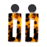 IF ME Gold Korean Fashion Heart Drop Earrings For Women 2019 NEW Trendy Handmade Geometric Round Sequin Dangle Earring Jewelry