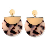 IF ME Gold Korean Fashion Heart Drop Earrings For Women 2019 NEW Trendy Handmade Geometric Round Sequin Dangle Earring Jewelry