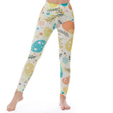 KYKU Brand Unicorn Leggings Women Leggins Fitness Legging Sexy Pants High Waist Push Up Shiny 3d Printed Rainbow Star Cat Donuts