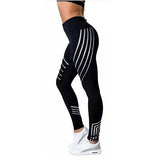 Kaminsky New Woman Fitness Leggings Light High Elastic Shine Leggins Workout Slim Fit Women Pants Black Trousers Leggings