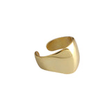 Korean Minimalist Clip On Earrings For Women 925 Sterling Silver Gold Earring Pendientes Plata De Ley 925 Mujer Fine Jewelry