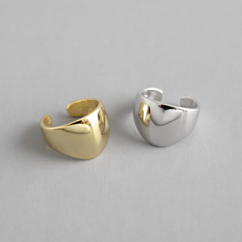 Korean Minimalist Clip On Earrings For Women 925 Sterling Silver Gold Earring Pendientes Plata De Ley 925 Mujer Fine Jewelry