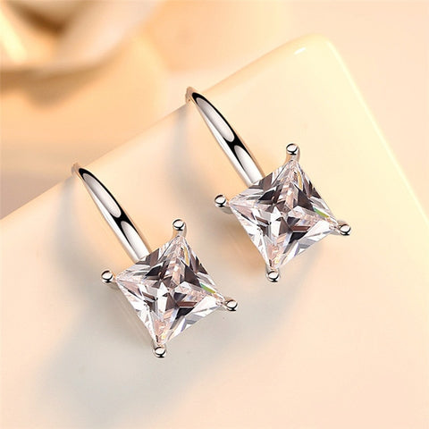 Korean Temperament Rose Gold Luxury Brand Jewelry Women Trendy Summer Accessories Ear Hook 100% 925 Sterling Silver Earing