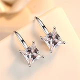 Korean Temperament Rose Gold Luxury Brand Jewelry Women Trendy Summer Accessories Ear Hook 100% 925 Sterling Silver Earing