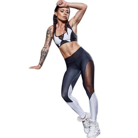 Leggings For Women High Waist Sports Legging Pants Sports Gym Running Leggings Sport Women Fitness Pants Workout