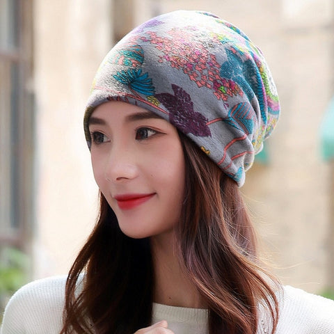 LongKeeper 6 Colors Women Beanies Caps Spring Women Beanie Hat For Women Caps 3 Way To Wear Bonnet