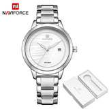 Luxury Brand NAVIFORCE Rose Gold Watches For Women Quartz Wrist watch Fashion Ladies Bracelet Waterproof Clock Relogio Feminino