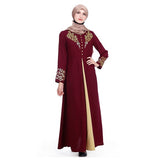 MISSJOY Dubai kaftan Dress Muslim Party Abaya Women Arabic Lace Cardigain Patchwork turkey Islam Prayer caftan marocain dresses