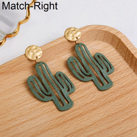 Match-Right Women Statement Big Hanging Earrings Long Dangle Cute Korean Drop Earrings Pendant Female Jewelry amazing price