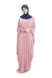 Muslim dress Casual Loose Bat Sleeve Middle Eastern Robe Dress islamic clothing dubai abaya 126